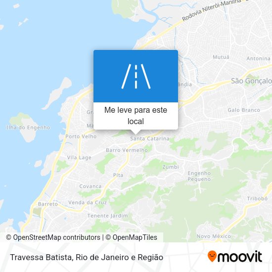Travessa Batista mapa