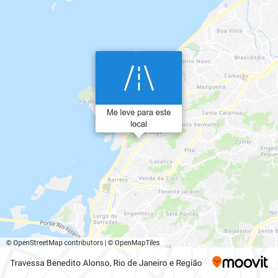 Travessa Benedito Alonso mapa