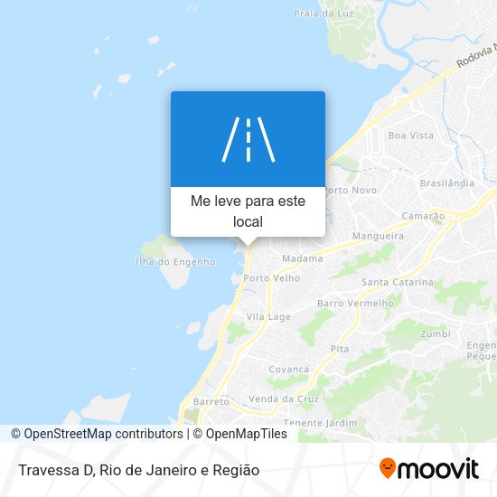 Travessa D mapa