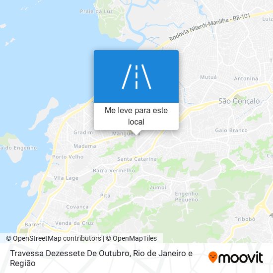 Travessa Dezessete De Outubro mapa