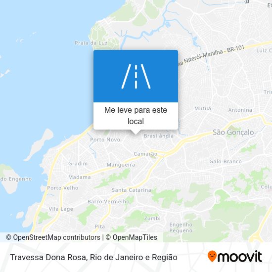 Travessa Dona Rosa mapa