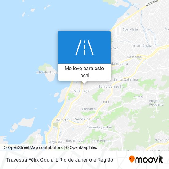 Travessa Félix Goulart mapa