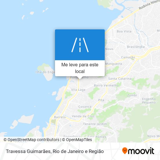 Travessa Guimarães mapa