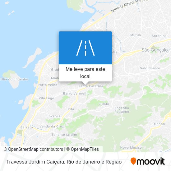 Travessa Jardim Caiçara mapa