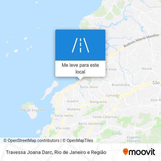 Travessa Joana Darc mapa