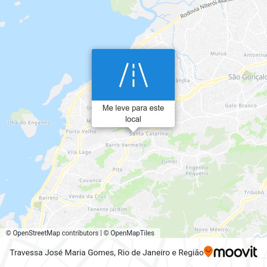 Travessa José Maria Gomes mapa