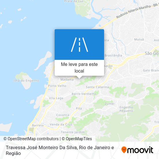 Travessa José Monteiro Da Silva mapa
