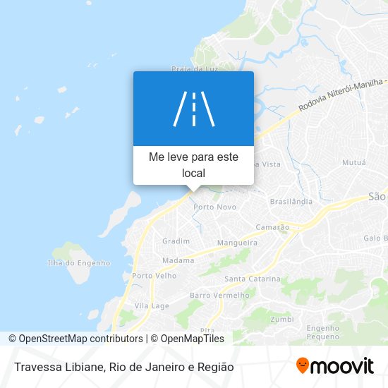 Travessa Libiane mapa