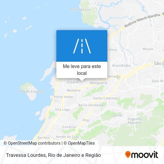 Travessa Lourdes mapa