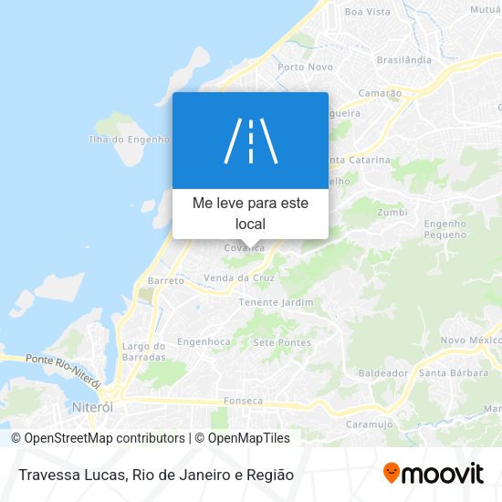 Travessa Lucas mapa