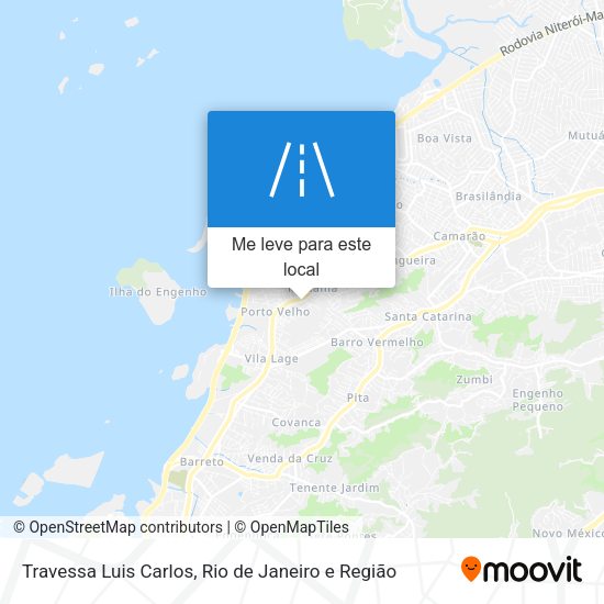 Travessa Luis Carlos mapa