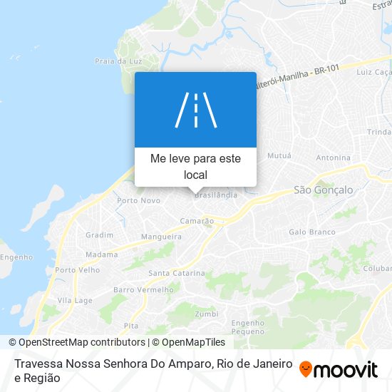 Travessa Nossa Senhora Do Amparo mapa