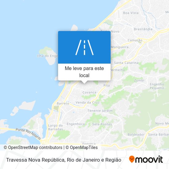 Travessa Nova República mapa