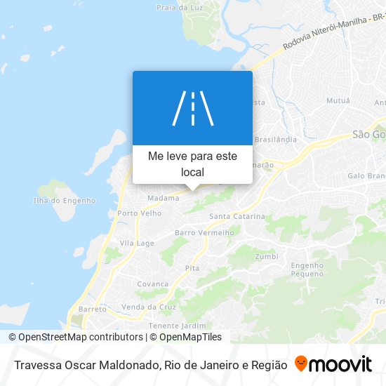 Travessa Oscar Maldonado mapa