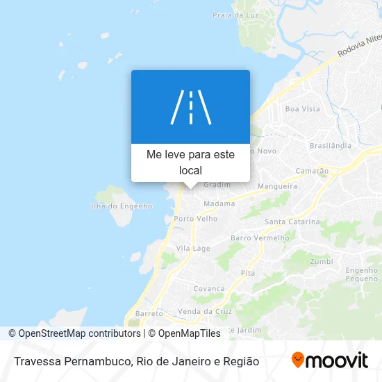 Travessa Pernambuco mapa