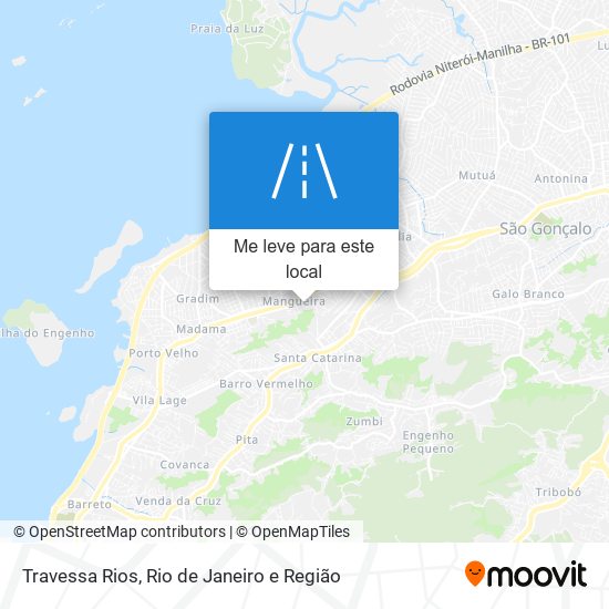 Travessa Rios mapa