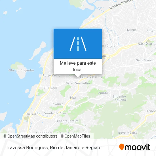 Travessa Rodrigues mapa