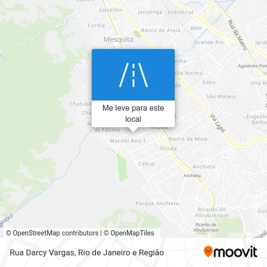 Rua Darcy Vargas mapa