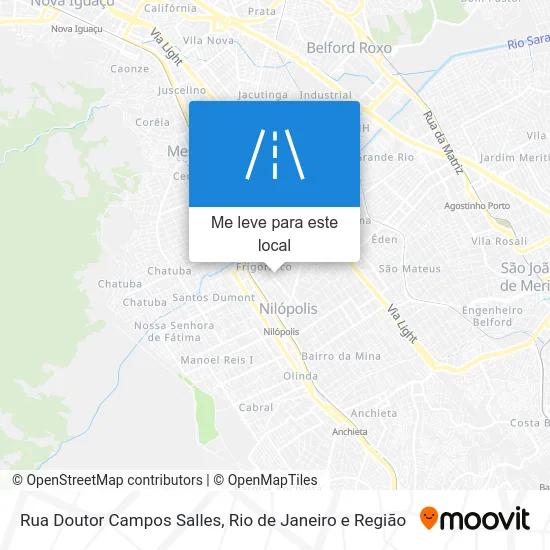 Rua Doutor Campos Salles mapa