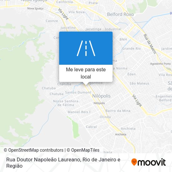 Rua Doutor Napoleão Laureano mapa