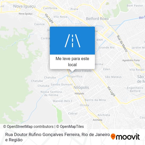Rua Doutor Rufino Gonçalves Ferreira mapa