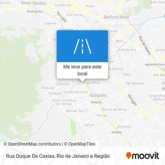 Rua Duque De Caxias mapa