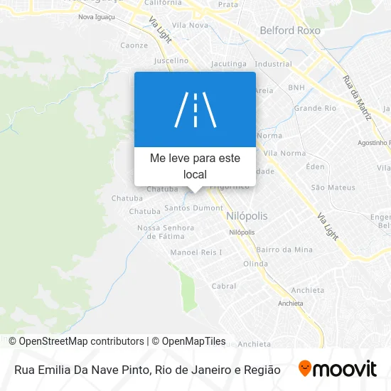 Rua Emilia Da Nave Pinto mapa
