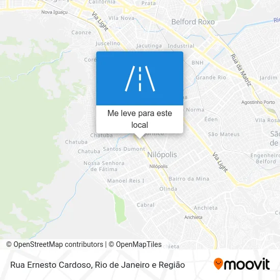 Rua Ernesto Cardoso mapa