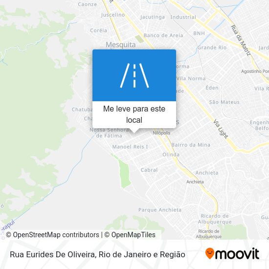 Rua Eurides De Oliveira mapa
