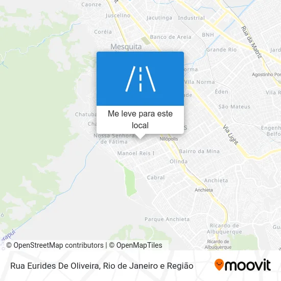 Rua Eurides De Oliveira mapa