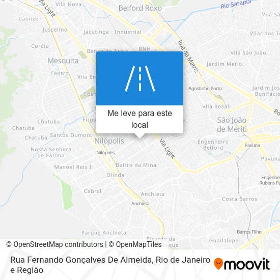 Rua Fernando Gonçalves De Almeida mapa