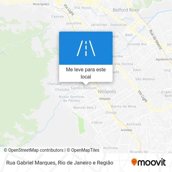 Rua Gabriel Marques mapa