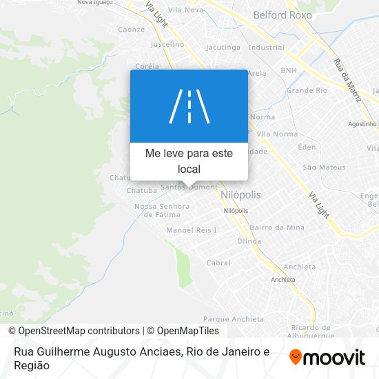 Rua Guilherme Augusto Anciaes mapa