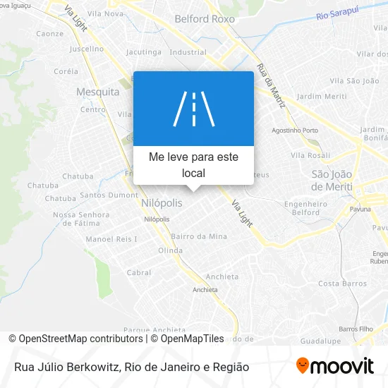 Rua Júlio Berkowitz mapa