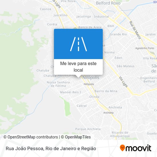 Rua João Pessoa mapa
