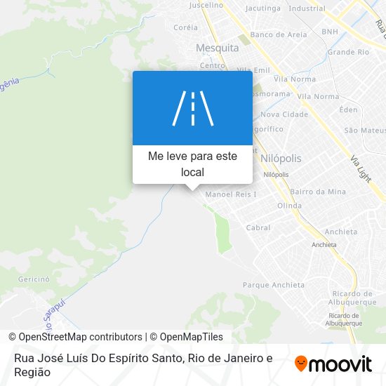 Rua José Luís Do Espírito Santo mapa