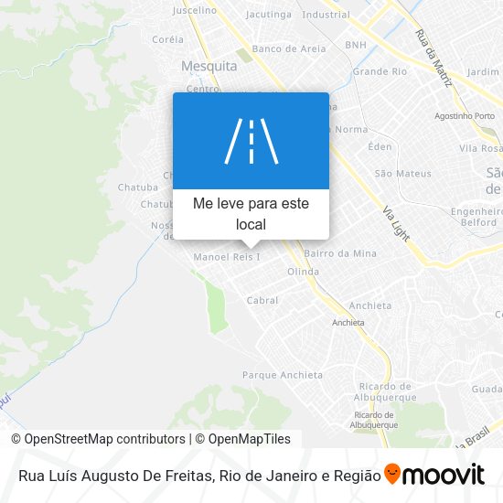 Rua Luís Augusto De Freitas mapa