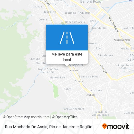 Rua Machado De Assis mapa