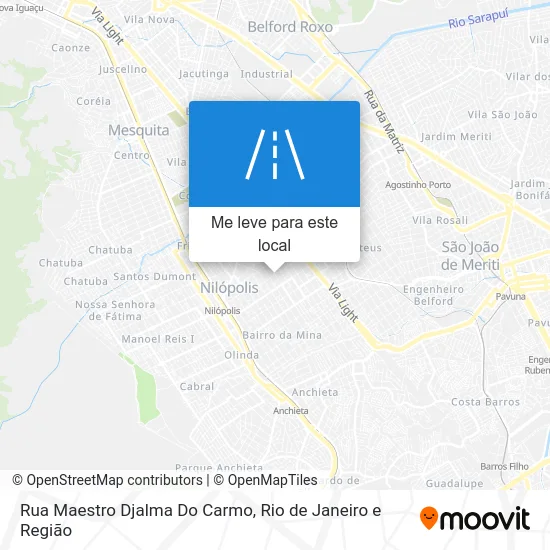 Rua Maestro Djalma Do Carmo mapa