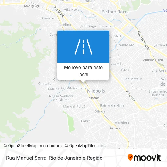 Rua Manuel Serra mapa