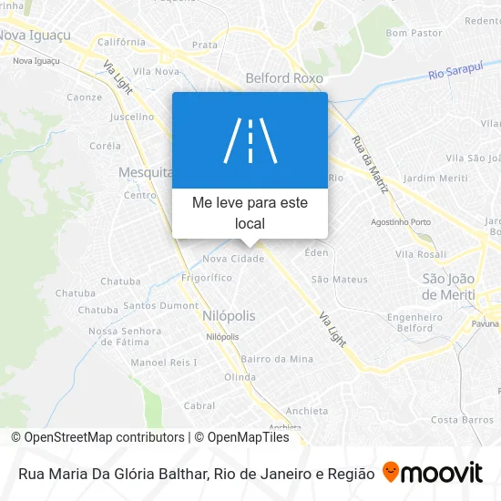 Rua Maria Da Glória Balthar mapa