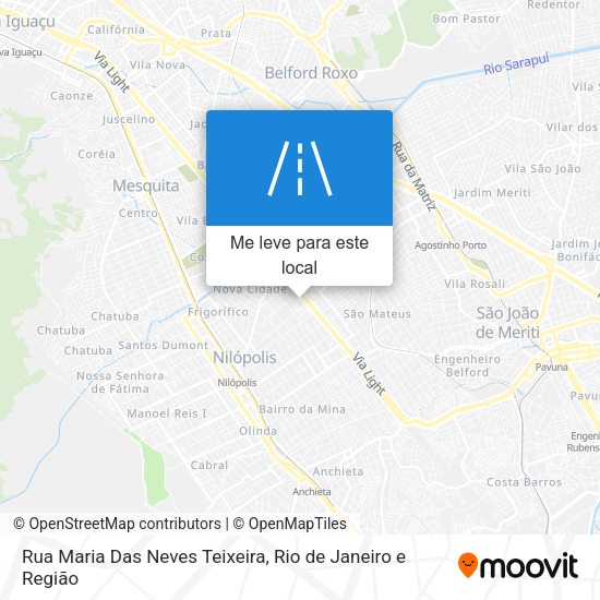 Rua Maria Das Neves Teixeira mapa