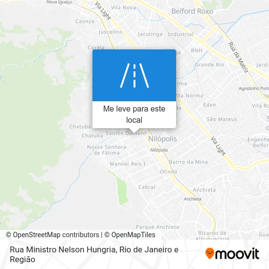 Rua Ministro Nelson Hungria mapa