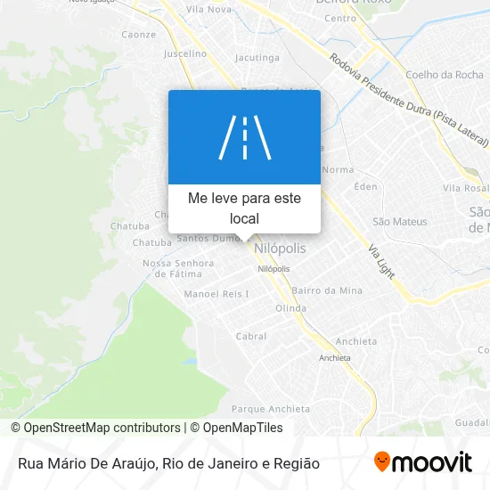Rua Mário De Araújo mapa