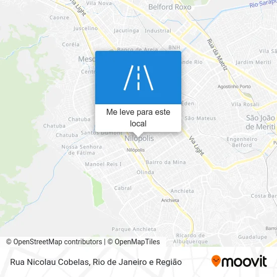 Rua Nicolau Cobelas mapa