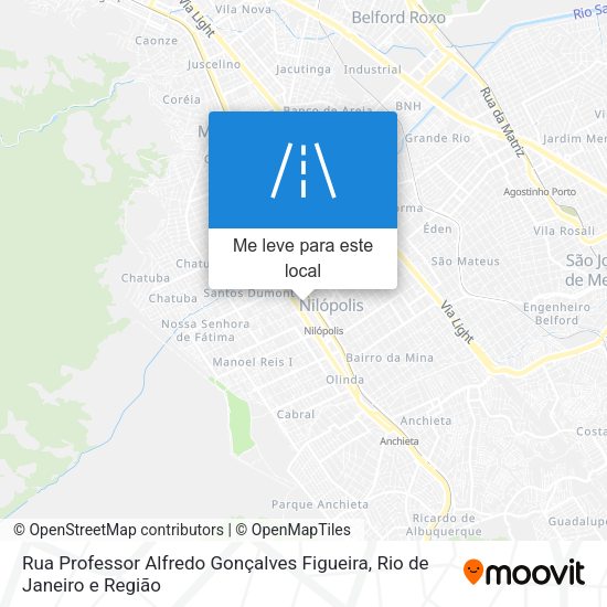 Rua Professor Alfredo Gonçalves Figueira mapa
