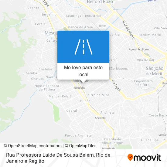 Rua Professora Laide De Sousa Belém mapa