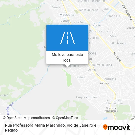 Rua Professora Maria Maranhão mapa