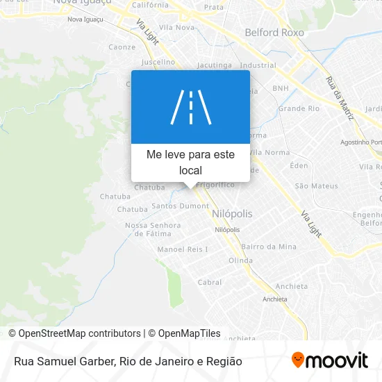Rua Samuel Garber mapa