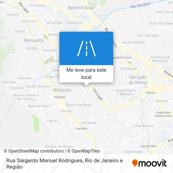 Rua Sargento Manuel Rodrigues mapa